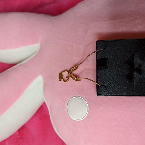 Gold Bling Bunny necklace authentic playboy - Picture 2 of 4